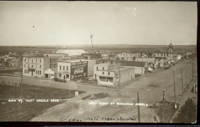 Main Street West, looking over the town